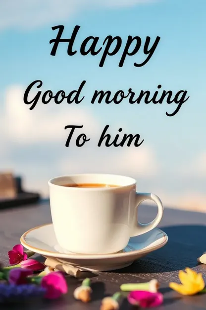 Morning Images Wishes for Him Good