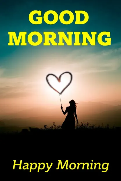 Morning Images with Heartfelt and Inspirational Greeting