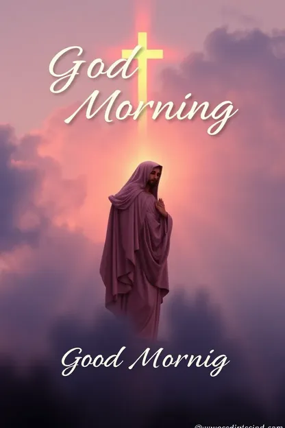 Morning Images with a Religious and Uplifting Message