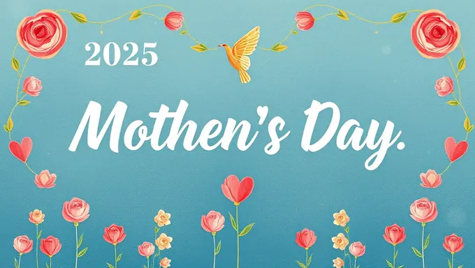 Mother's Day 2025 Date Schedule