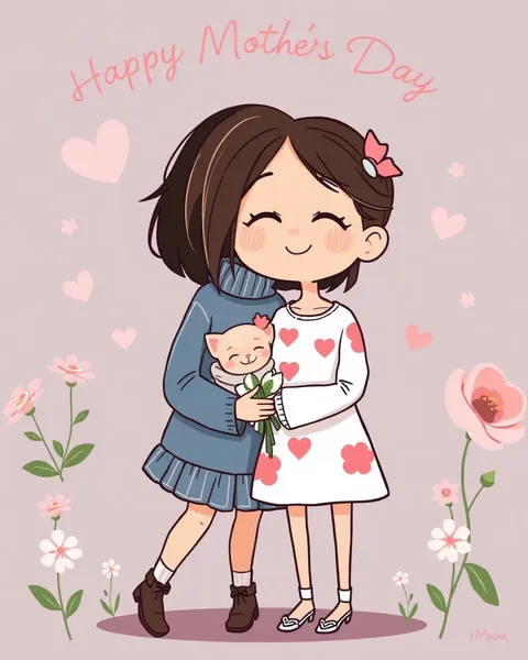 Mother's Day Cartoon Images for Cards