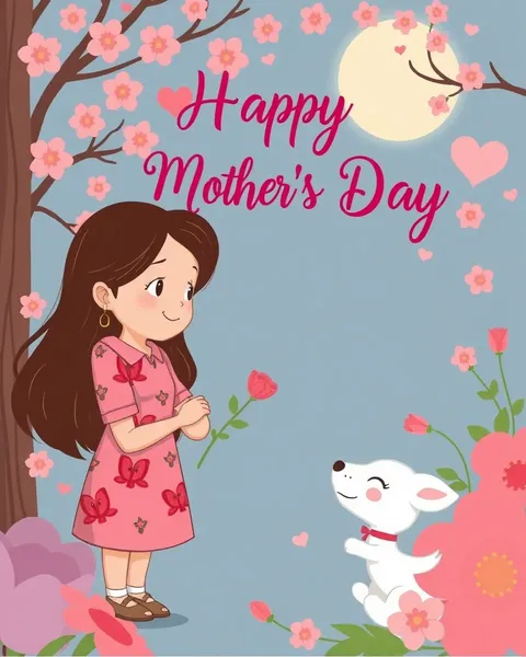 Mother's Day Cartoon Images for Kids