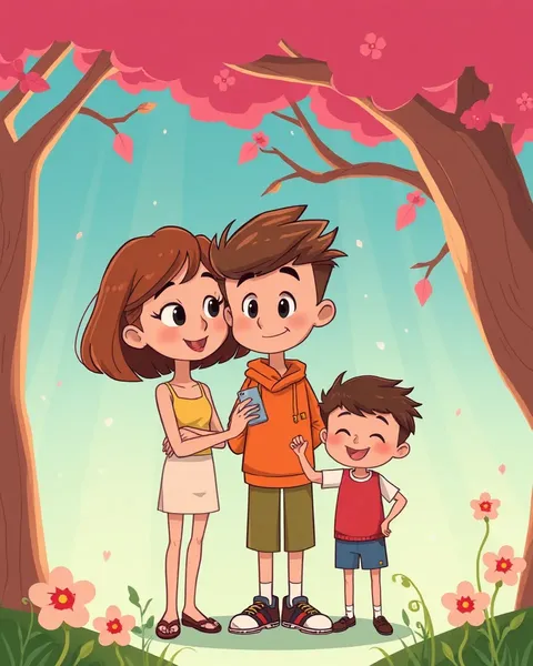 Mother and Son Cartoon Images Showcase