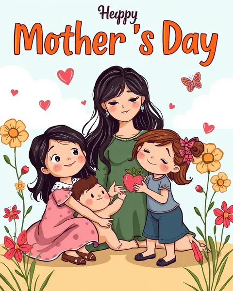 Mothers Day Cartoon Images for Appreciating Moms