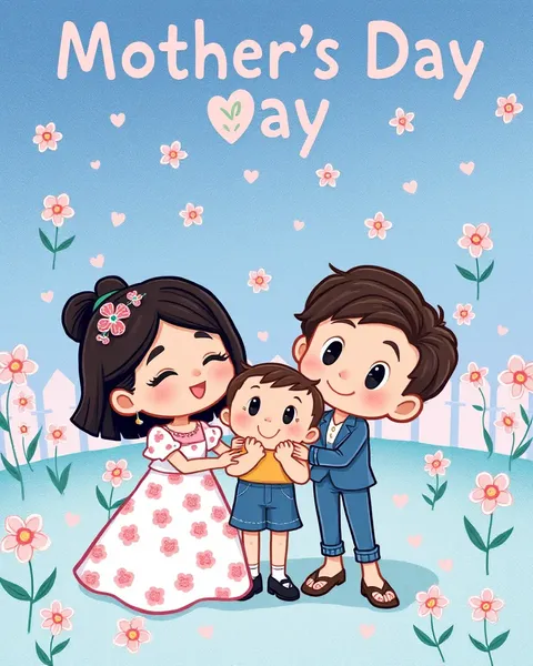 Mothers Day Cartoon Images for Kids Fun