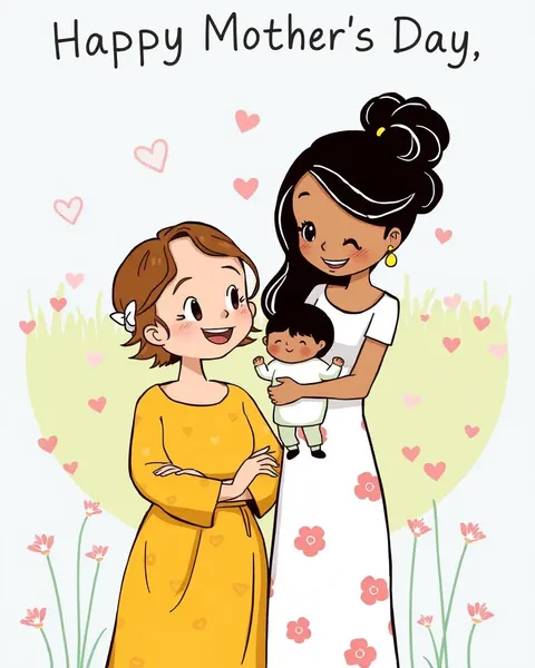 Mothers Day Cartoon Images with Heartwarming Moments