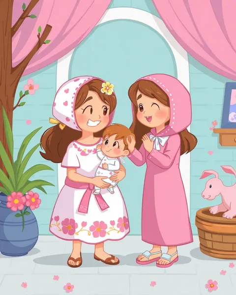 Mothers Day Cartoon Pictures for Happy Celebrations