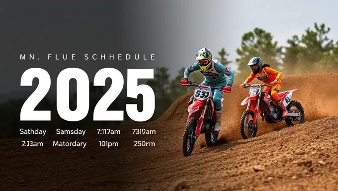 Motocross Schedule 2025 Offers Thrilling Racing Action