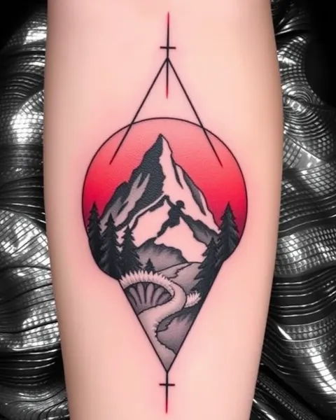 Mountain Tattoo Designs for Adventure and Travel Enthusiasts