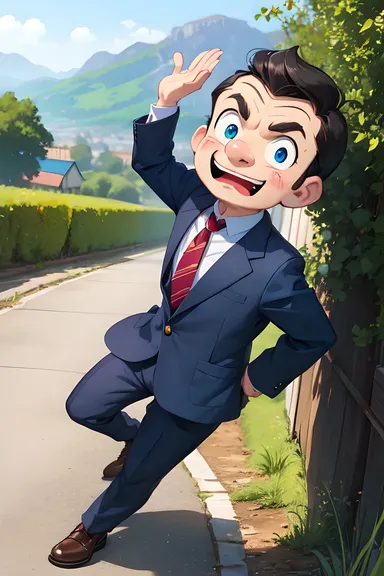 Mr Bean's Animated Images Display Comedic Genius