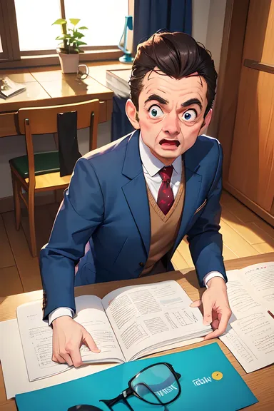 Mr Bean Animated Pictures: Animated Mr Bean's Silly Antics Ensue