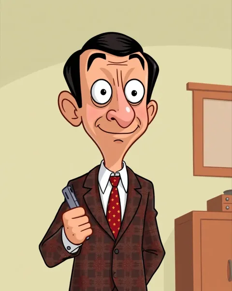 Mr Bean Cartoon Images and Gags