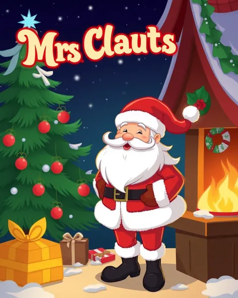 Mrs Claus Cartoon Images in Holiday Season