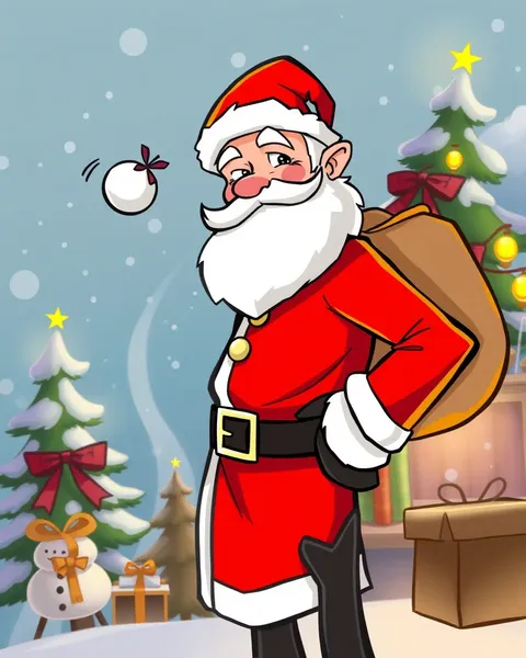 Mrs Santa Cartoon Pictures Funny Moments