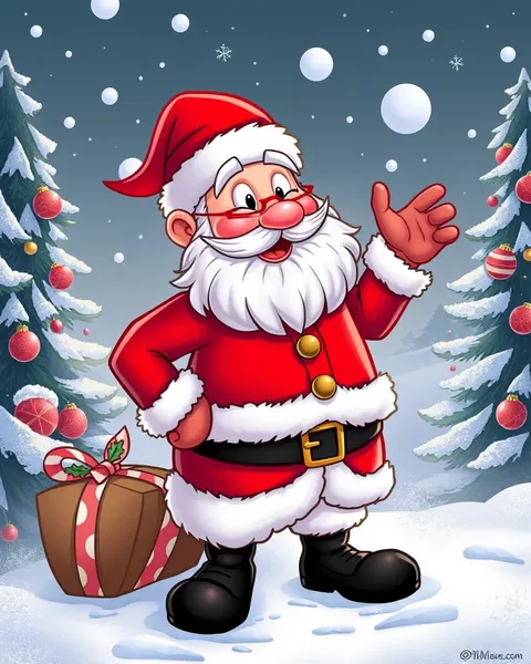 Mrs Santa Cartoon Pictures for Adults