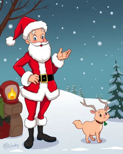 Mrs. Claus Cartoon Pictures Bring Holiday Magic