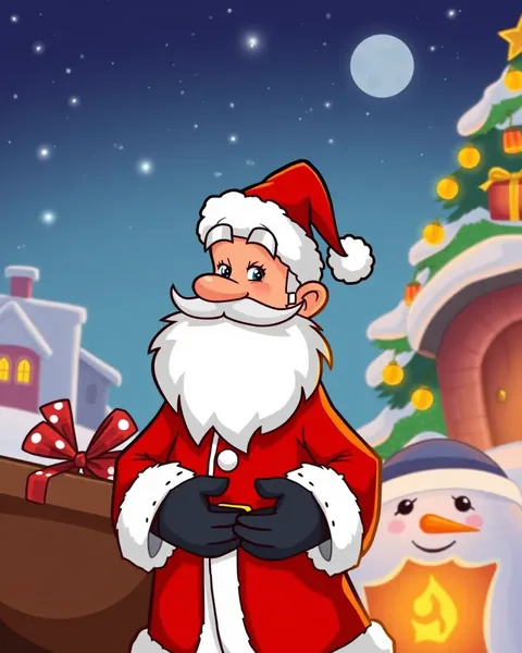 Mrs. Claus Cartoon Pictures Spread Holiday Cheer