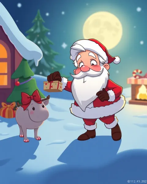 Mrs. Claus Cartoon Pictures for Kids Delight