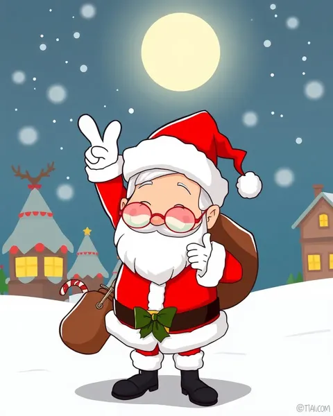 Mrs. Claus Cartoon Pictures in Colorful Illustrations