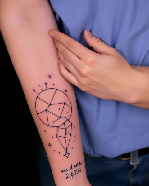 Mythical Constellation Tattoos for the Imaginative and Curious