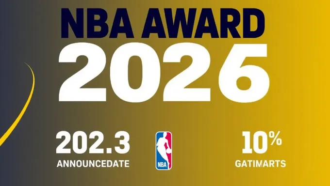 NBA 2025 Awards Announcement Dates and Schedule