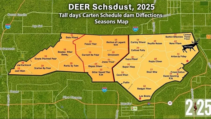 NC 2025-2025 Deer Season Schedule and Map Information PDF