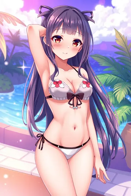 NSWF Anime Girl in Cute Bikini AI