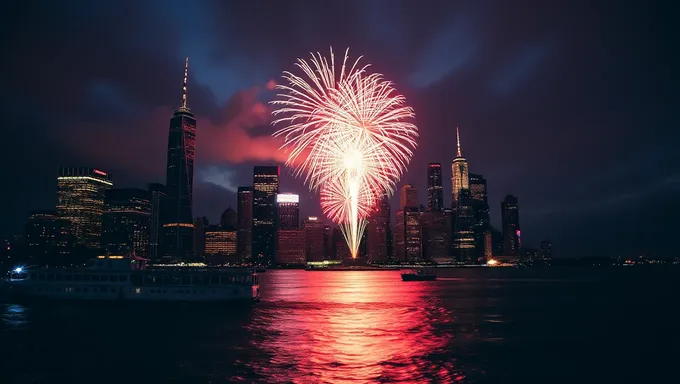 NYC Fireworks 2025 Celebrates Independence Day