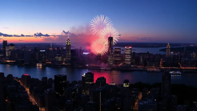 NYC Fireworks 2025 Showcased on National TV