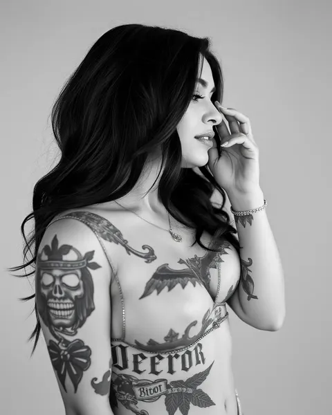 Naked Babes with Tattoos: Inked Bodies Exposed