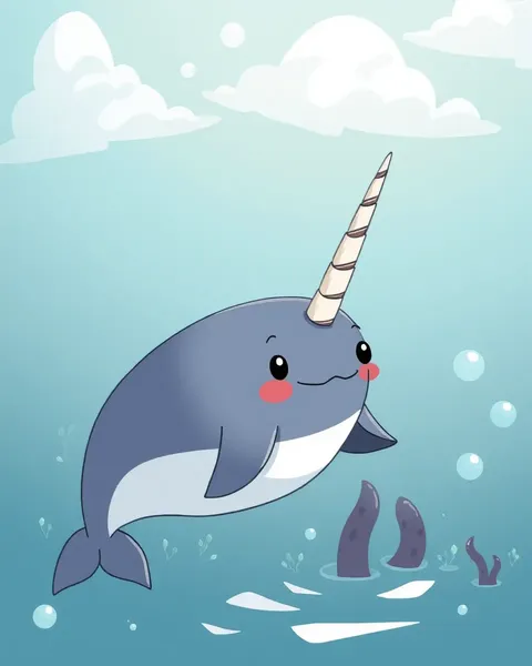 Narwhal Cartoon Pictures Bring Whimsy to Your Day