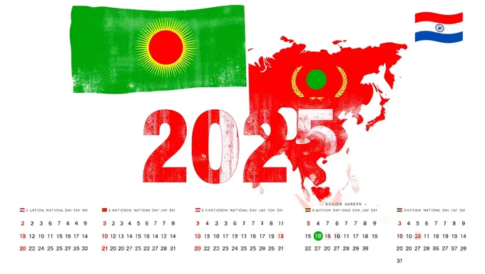 National Day Calendar 2025 Public Holidays