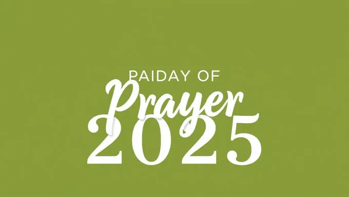 National Day of Prayer 2025 Recognized