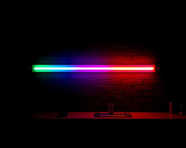 Neon Color Bar PNG Icon Design Illustration