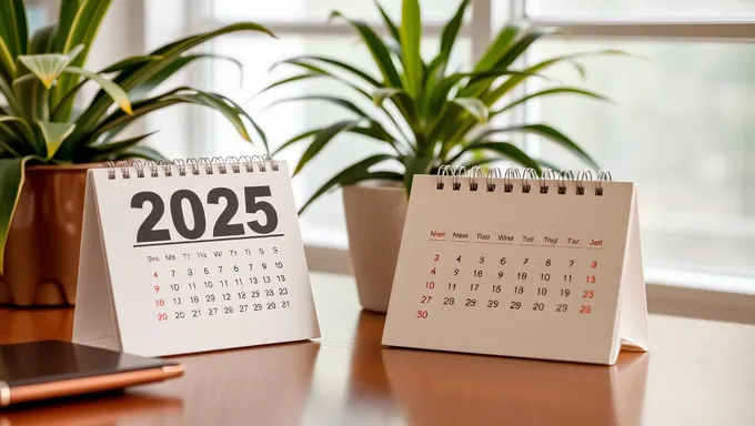 New 2025 Desk Calendar Arrives Soon