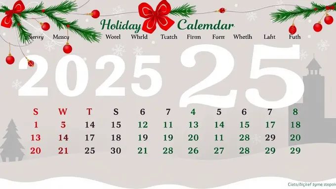 New 2025 Federal Holiday Calendar Released Publicly