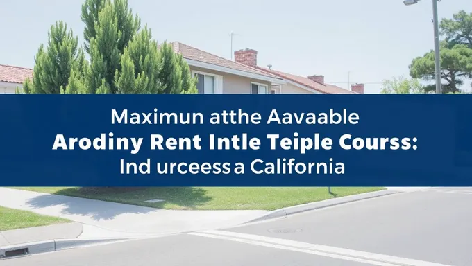 New California Rent Increase Guide 2025-2025 Released