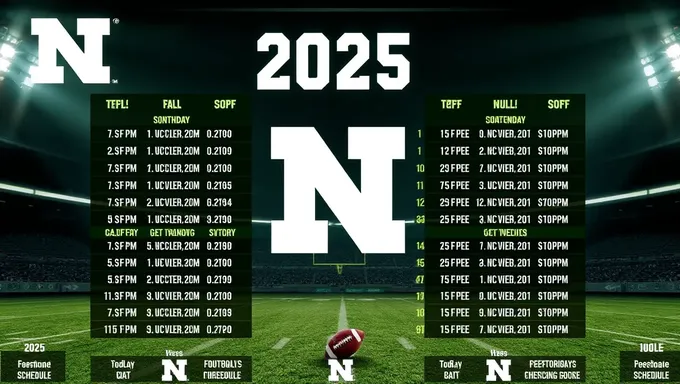 New Football Schedule 2025 Announced by League Officials