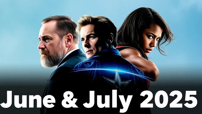 New Movies in June and July 2025 Release