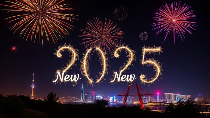 New Year 2025 Images Display Vibrant Colors Everywhere