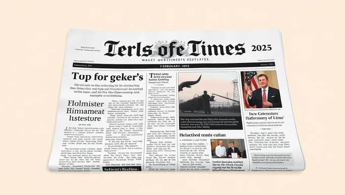 Newspaper Edition: February 20, 2025 Released