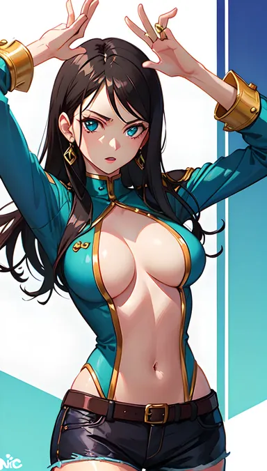 Nico Robin's Love for Hentai is Uncontrollable