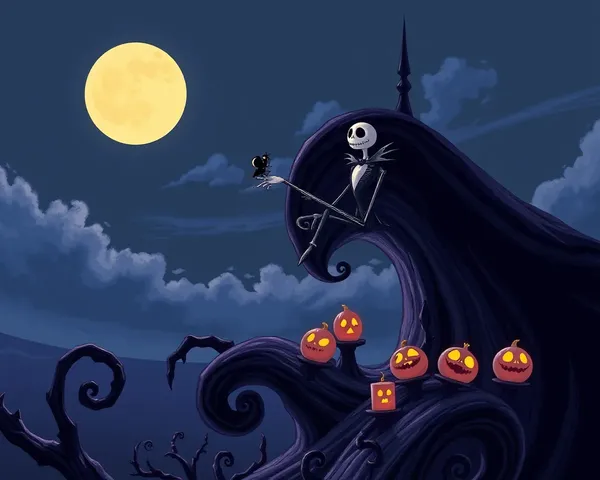 Nightmare Before Christmas PNG Graphic Design