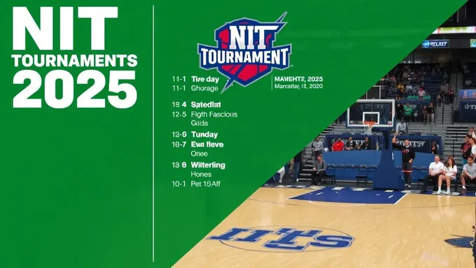 Nit Tournament 2025 Schedule and Matchups