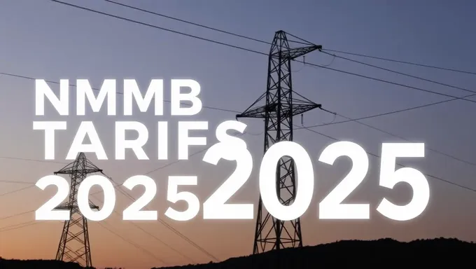 Nmbm Electricity Tariffs 2025/2025 Forecast and Projections