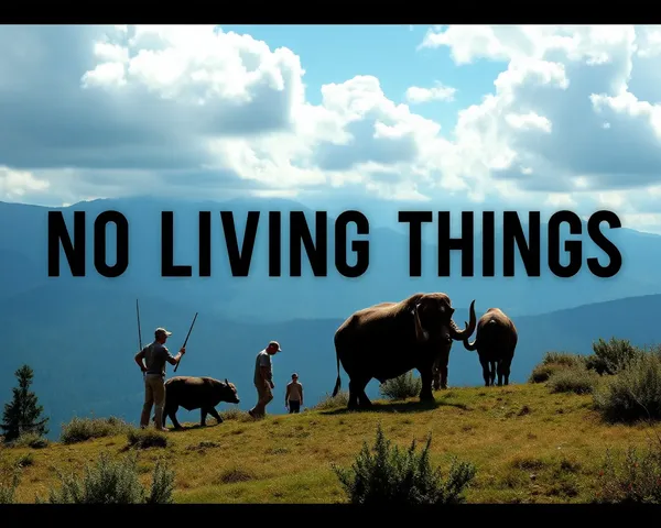 No Living Things PNG Detected