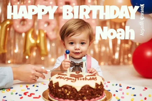 Noah's Happy Birthday Image Collection