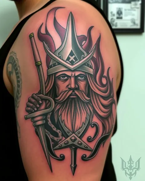 Norse God Tattoos: Symbolizing Strength and Courage