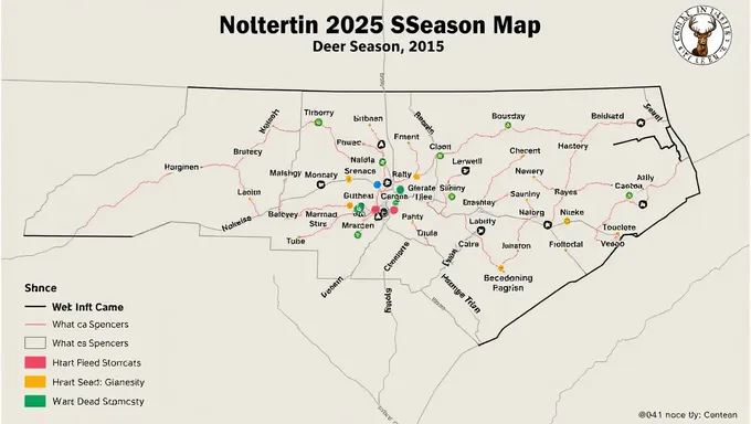 North Carolina 2025 Deer Season Schedule and Map PDF