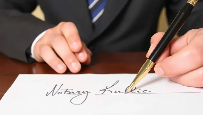 Notary Public Signature Example in Nebraska 2025